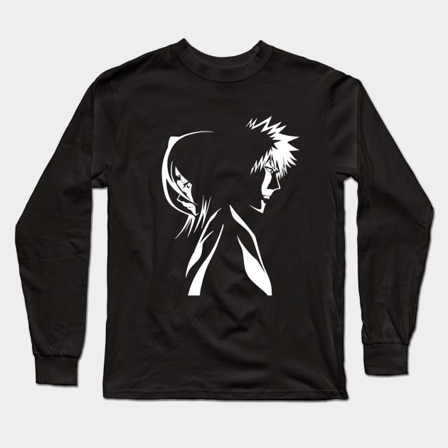 Ichigo rukia Long Sleeve T-Shirt by MyAnimeSamurai